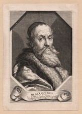Hendrick Goltzius Incisore Olandese Pittore Incisione Ritratto Incisione