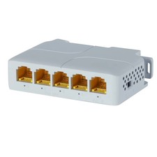 1pc 5-Port PoE Gigabit Extender 1 in 4Out PoE Repeater w/1000Mbps Network VLAN