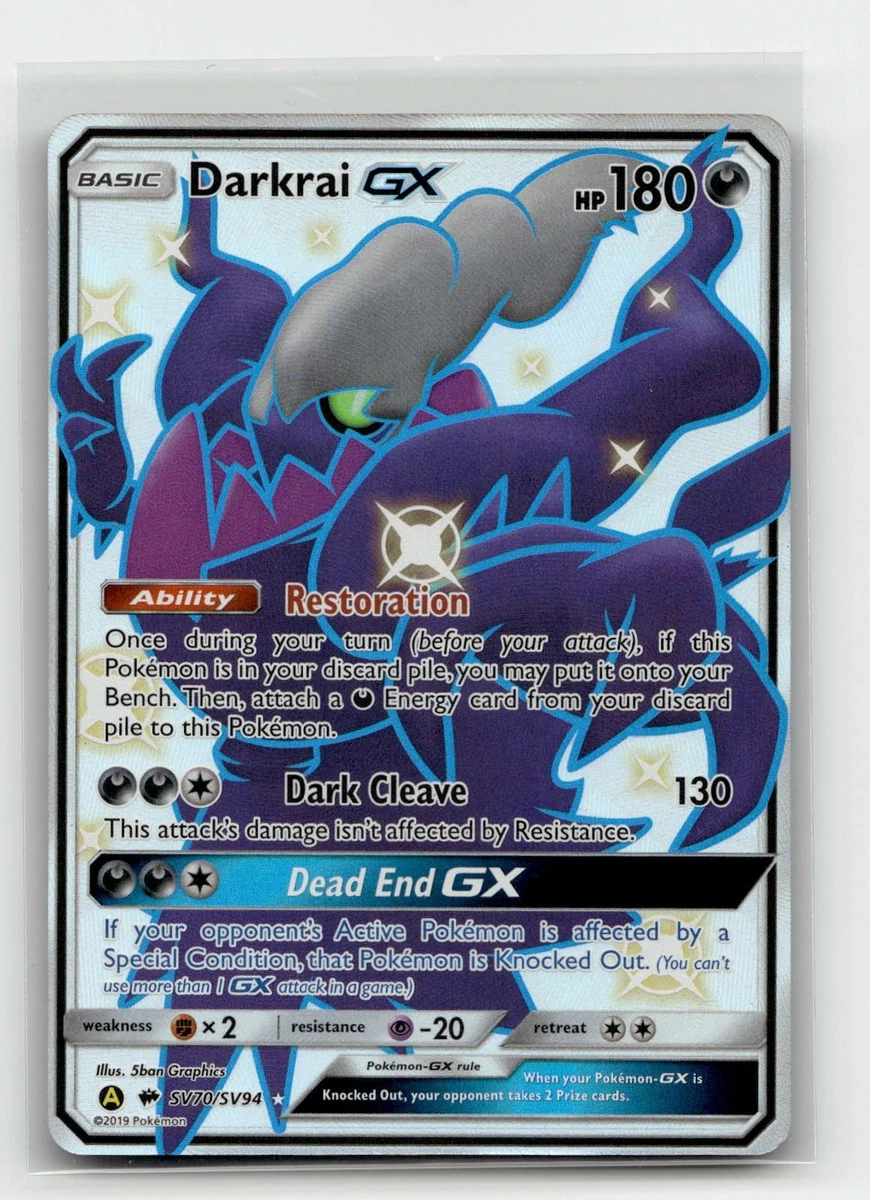 Darkrai GX SV70/SV94 Hidden Fates: Shiny Vault | Updated Sep 2026