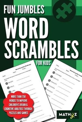 Mathyz Learning Fun Jumbles Word Scrambles for Kids (Taschenbuch)