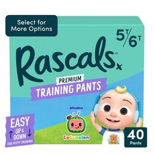 Absorbent Potty Training Pants for Kids 5T-6T 40 Count Washable Reusable