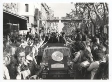 Rugby : l'AS Béziers fête le bouclier de Brennus - Photo vintage 1974