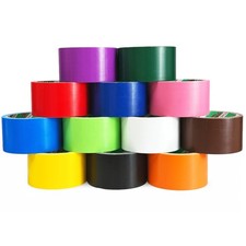12 Assorted Colored Duct Tapes 10 Yards 2 Inch Rolls Multi Purpose Duct Tape