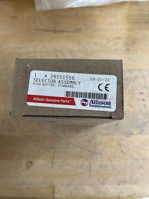 Allison Transmission Selector Assembly Part Number 29551556