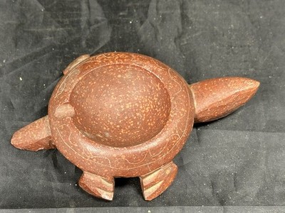 Vintage Pipestone / Catlinite Ashtray - Pipestone   Winona A Sioux  5 1/2 