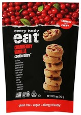 Bocados de galletas de arándano vainilla por cada cuerpo comer 5 OZ
