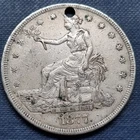 1877 Trade One Dollar $1 Better Grade XF Details #93753