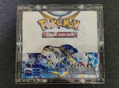 Pokemon TCG: Sword & Shield - Silver Tempest Display English Sealed + Acryl Case