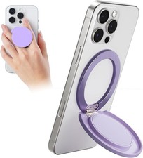 for MagSafe Phone Grip Magnetic Phone Grip Holder Built-in Phone Stand Magnetic