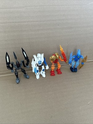 LEGO Bionicle Lot Agori 8972 Atakus, 8975 Berix, 7164 Preston Stormer, 7116 Tahu