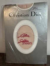 VTG Christian Dior Six 3 4479 L’Allure Ultra Silken Blush Control Top Pantyhose