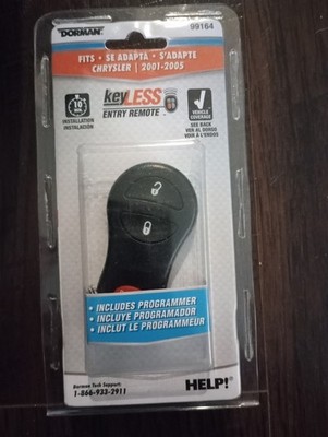 Dorman 99164 Keyless Entry Remote - 3 Button - 2001-2005 Chrysler - NIP