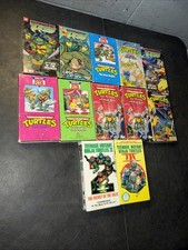 Teenage Mutant Ninja Turtles TMNT Cartoon/Movies VHS Lot Of 12 - 1980s 1990s