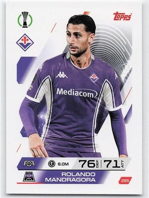 Rolando Mandragora Topps Match Attax 2025/26 #253 Base Card ACF Fiorentina