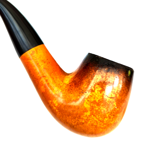 SUPERB VINTAGE JAMBO GENUINE AFRICAN BLOCK MEERSCHAUM BENT BILLIARD ESTATE PIPE - Picture 12 of 12