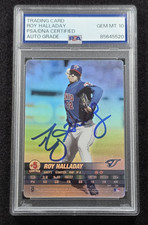 ROY HALLADAY Signed MLB Showdown Card-HOF-TORONTO BLUE JAYS-PSA 10 Auto