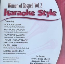 Women of Gospel Volume 2 Christian Karaoke Style NEW CD G Daywind 6 Songs