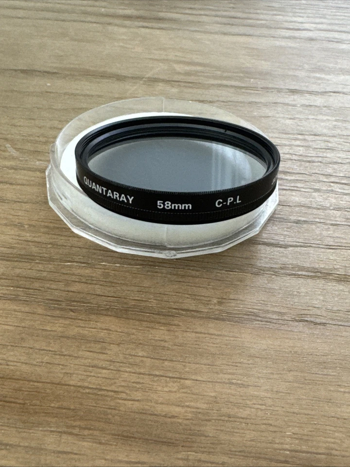Quantaray 58mm Lens Filter 52mm CPL Circular Polarizer Japan - Image 2 of 4