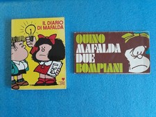 il diario di mafalda quino - fabbri editori 1978 raro vintage+ striscia fumetti