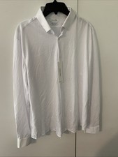 Calvin Klein Extra Slim Fit Dress Shirt Wickling Stretch L Dj5