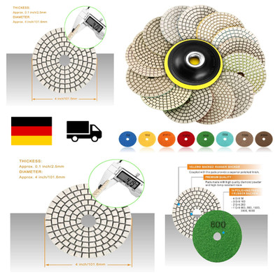 SPTA Diamant Schleifpads 100mm Mix Korn 50