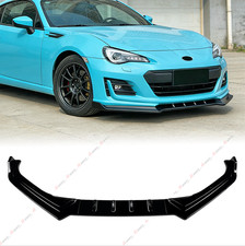 Front Bumper Lip Spoiler Splitter Fits 17-20 Subaru Brz Sti Style Glossy Black Front Bumper Lip Spoiler Splitter Fits 17-20 Subaru Brz Sti Style Glossy Black