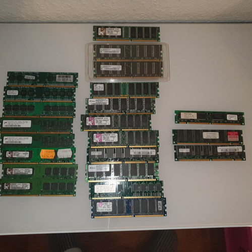 Großes Los 22x Module 3x128mb DDR/SDRAM-RAM-ddr2 ddr3  Arbeitsspeicher Konvolut