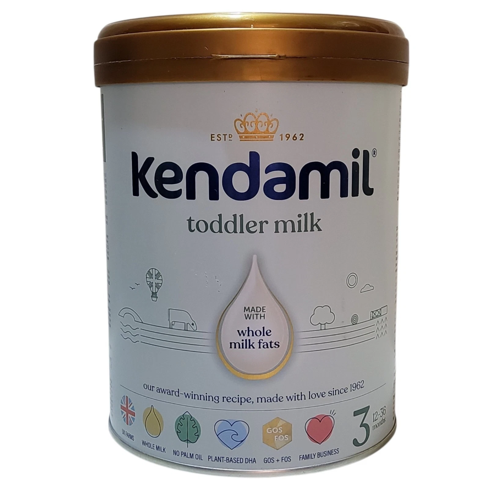 Kendamil Toddler Milk Stage 3 - 12-36 Months Whole Milk Formula
Opens in a new window or tab