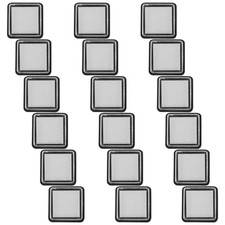 18 Pcs Uninked Mini Felt Stamp Pads Empty for Stamps Blank Craft