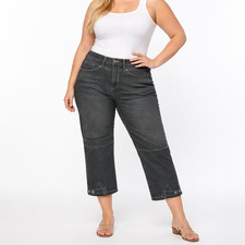 Sheego Jeans 7/8 Hose Caprijeans Damen Gr. 40...