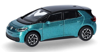 Herpa, Volkswagen Id. 3 TüRkis Metallic Mit Schwarzem Dach, 1/87, HER431101-002