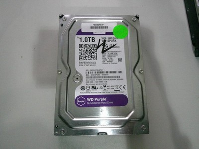 Western Digital Purple hard drive, model WD10PURX-64E5EY0
