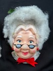Vintage Santa Claus & Mrs Claus For Crafts Hard Rubber Santa Doll Faces / Heads — photo 3