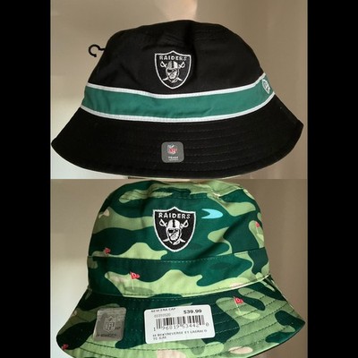 Oakland Las Vegas Raiders NFL New Era Reversible Bucket Hat - Small/Medium *$40*