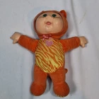 Cabbage Patch Kids Cuties Doll Orange Tabby Cat Plush Doll 10" With Vinyl Head