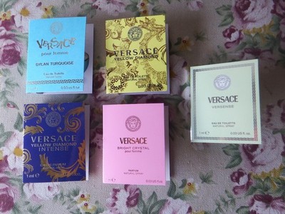 Versace Dylan Turquoise + Yellow Diamond/Intense + Versense + Bright Crystal