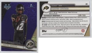 2023 Bowman U Chrome Purple Mini-Diamond Refractor /399 Travis Hunter #36