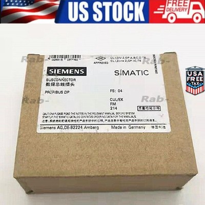 New Siemens Profibus DP Connector 6ES7972-0BA12-0XA0 6ES79720BA120XA0