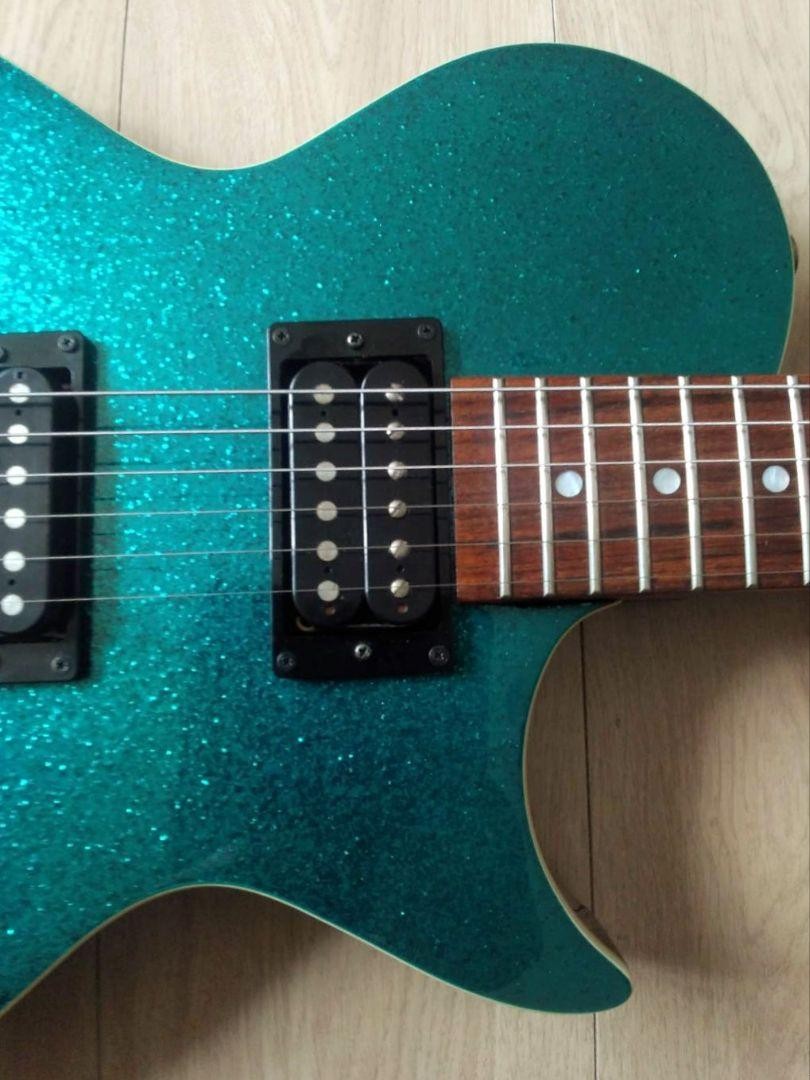 BURNY LS-65 sparkle finish Les Paul type Electric Guitar Used From