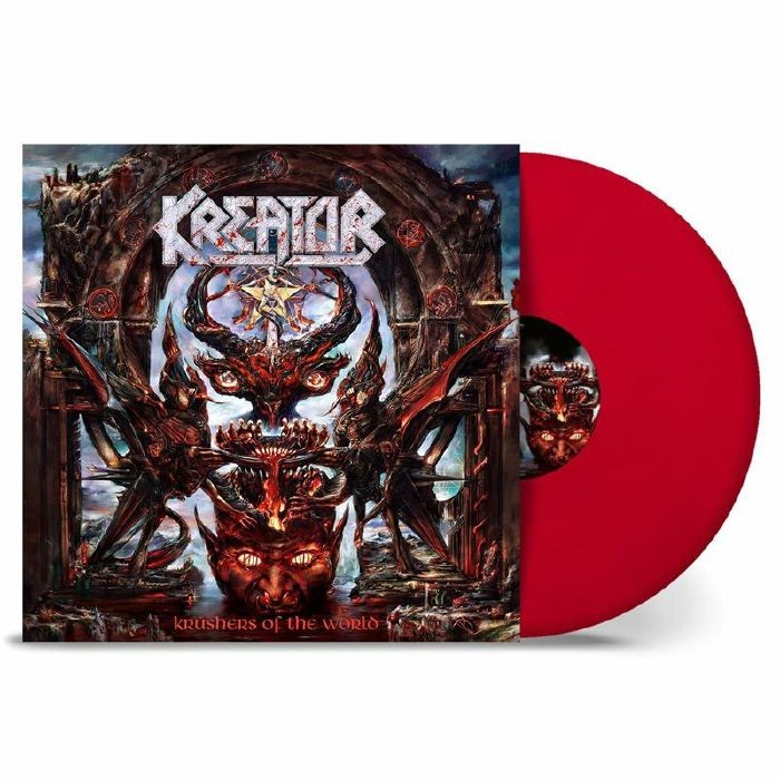 KREATOR - Krushers Of The World - red vinyl LP + booklet in embossed sleeve