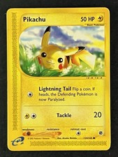 Pikachu 124/165 Expedition Base Set Regular on eBay