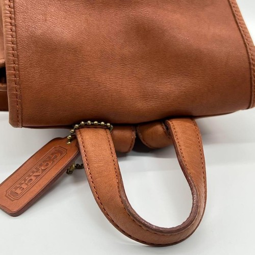Zaino vintage Coach rosso Daypack USA / Coach vintage / Coach retrò - Foto 5 di 9