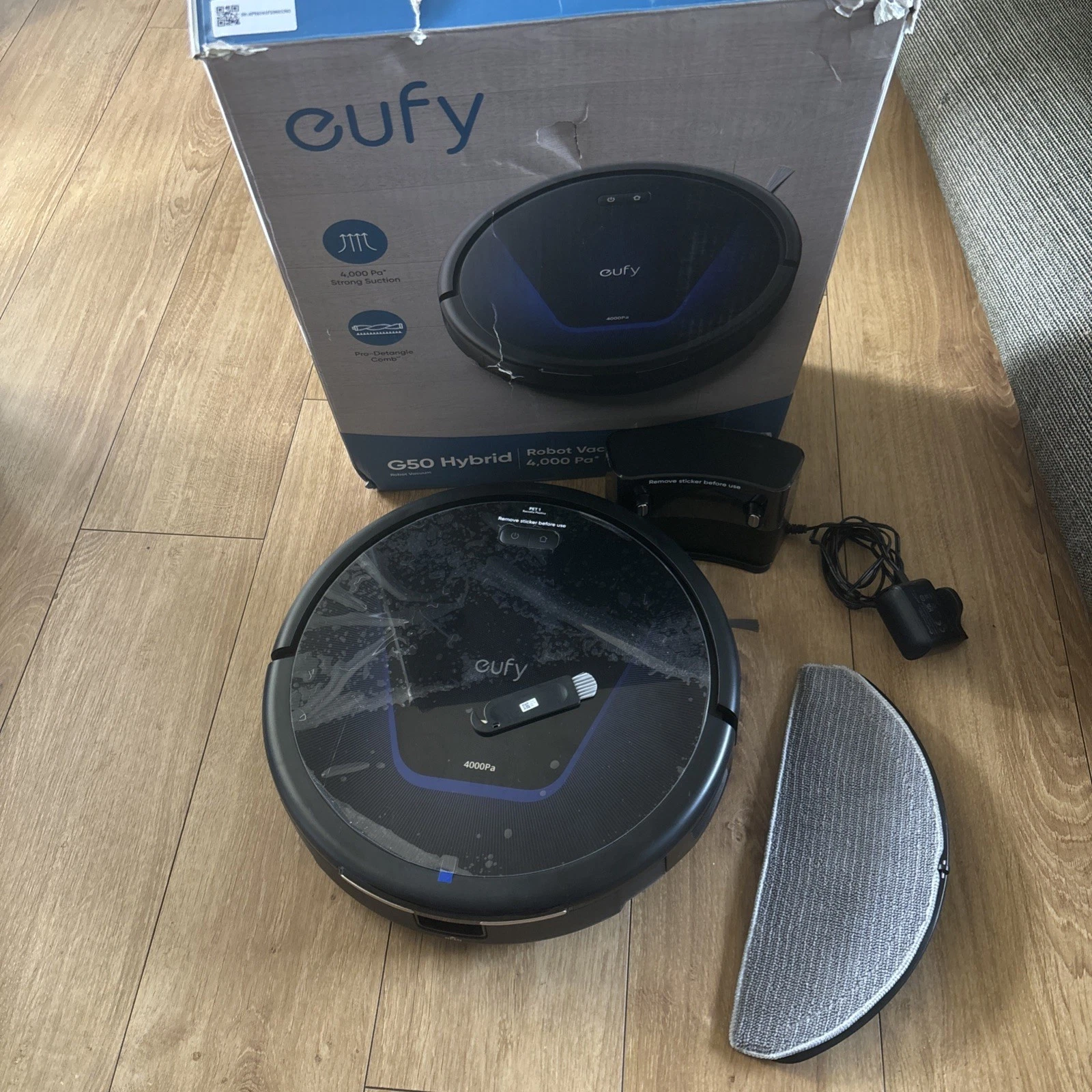 Eufy G50 Hybrid Robot Vacuum & Mop 4000Pa | App Control | Tested