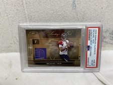 MICHAEL VICK 2006 DONRUSS CLASSICS #SB-29 SUNDAY'S PSA 6 PRIME TAG PATCH 24/25