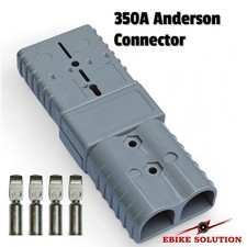 350A Anderson Battery Power Connector 600V Pin 2/0 AWG 70mm Plug Quick Electric