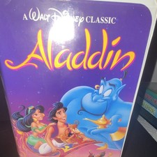 Walt Disney Home Video Aladdin VHS 1992 NTSC G Closed Captioned