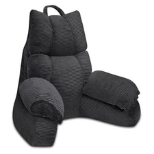  Bed Pillow for Sitting Up，Reading Pillow with Arms, Back Pillow for Bed 