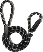 Dog Training Slip Leash, No Pull, Durable Reflective Lead, Puppy Heavy Duty Loop