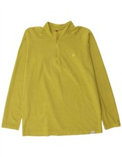 Carrera Mens Zip Neck Fleece Jumper 2XL Green Polyester DP15