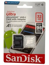 SanDisk micro SD Card ADAPTER ONLY microSD